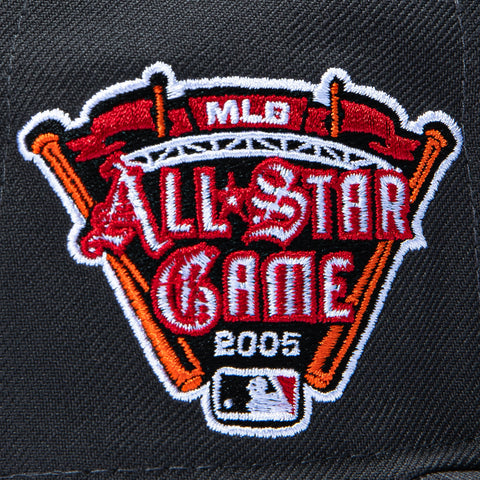 New Era 59Fifty Molten Lava Detroit Tigers 2005 All Star Game Patch Hat - Graphite New Era