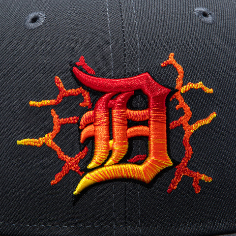 New Era 59Fifty Molten Lava Detroit Tigers 2005 All Star Game Patch Hat - Graphite New Era