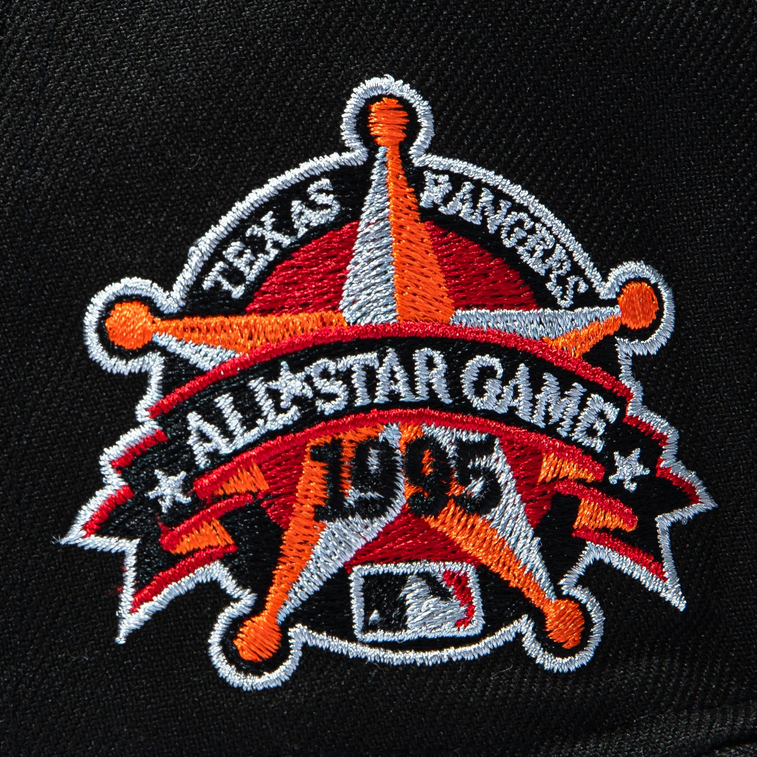 New Era 59Fifty Molten Lava Texas Rangers 1995 All Star Game Patch