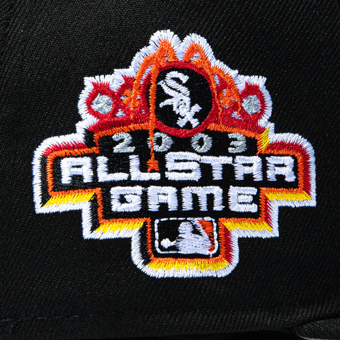 New Era 59Fifty Molten Lava Chicago White Sox 2003 All Star Game Patch Hat - Black New Era