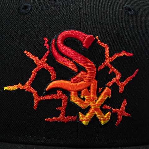 New Era 59Fifty Molten Lava Chicago White Sox 2003 All Star Game Patch Hat - Black New Era
