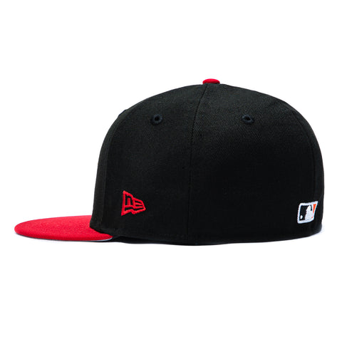New Era 59Fifty Molten Lava Atlanta Braves 2025 All Star Game Patch Hat - Black, Red New Era
