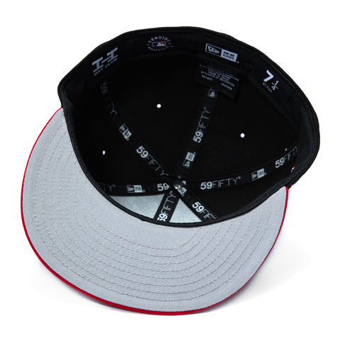 New Era 59Fifty Molten Lava Atlanta Braves 2025 All Star Game Patch Hat - Black, Red New Era