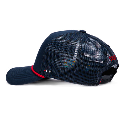 Fan Ink USA Soccer Atmosphere Trucker Snapback Hat -  Navy Fan Ink