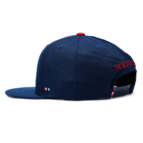 Fan Ink USA Soccer Locale 2 Snapback Hat - Navy Fan Ink
