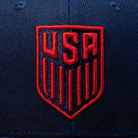 Fan Ink USA Soccer Locale 2 Snapback Hat - Navy Fan Ink