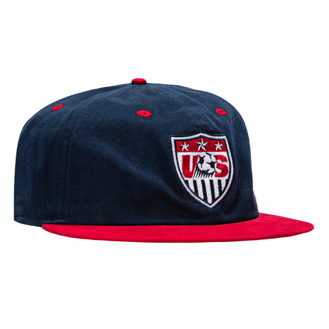 Fan Ink USA Soccer Swingman 1999 Snapback Hat - Navy, Red Fan Ink