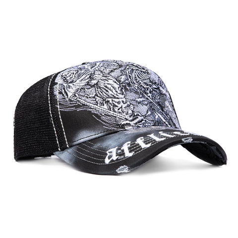 <div>AFFLIC MORTAL VEIL TRUCKER BLK SN</div> Affliction