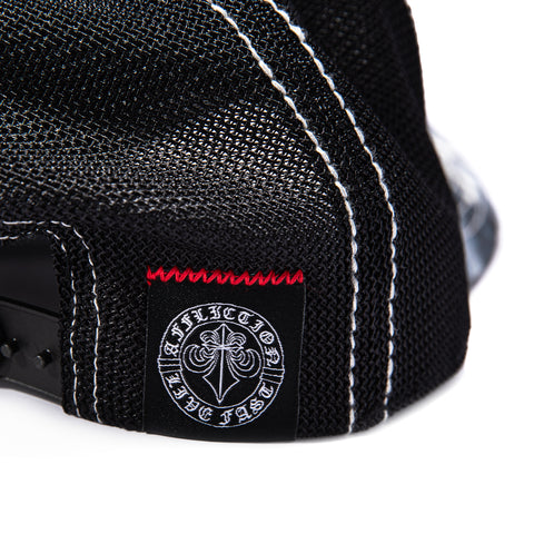 <div>AFFLIC CHARRED MARTYR TRUCKER BLUE/BLK SN</div> Affliction