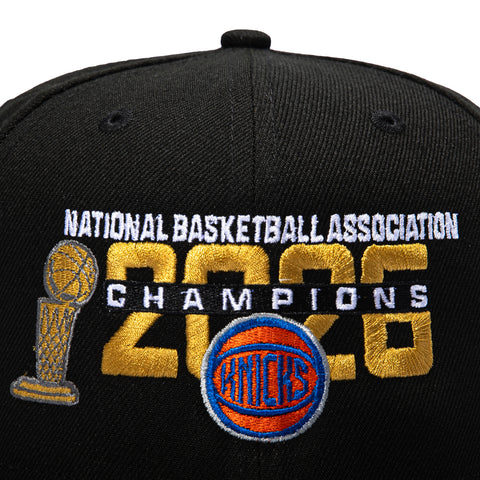New Era 9Fifty New York Knicks 2026 NBA Champions Year Snapback Hat - Black New Era