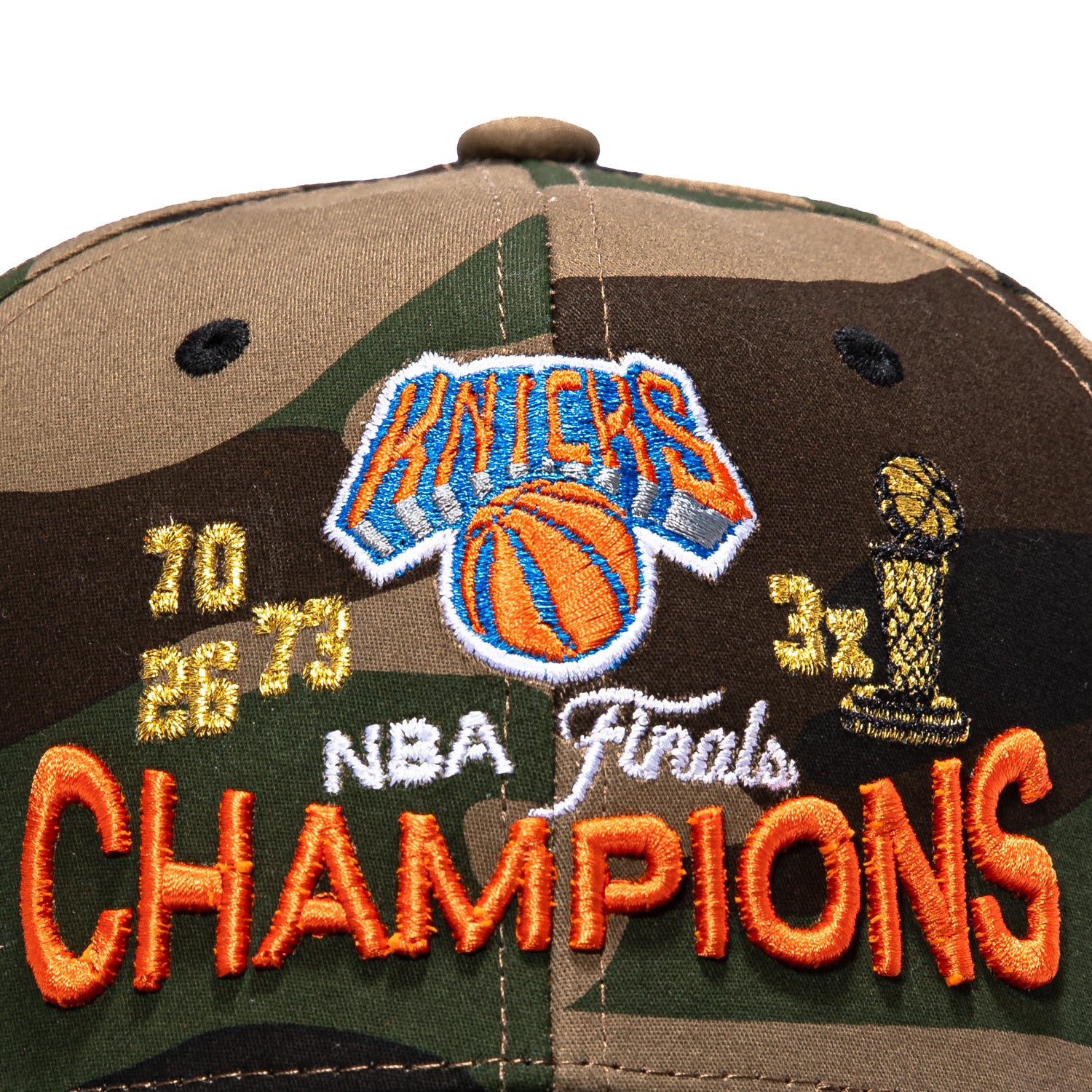 Mitchell & Ness New York Knicks 3x NBA Champions Snapback Hat