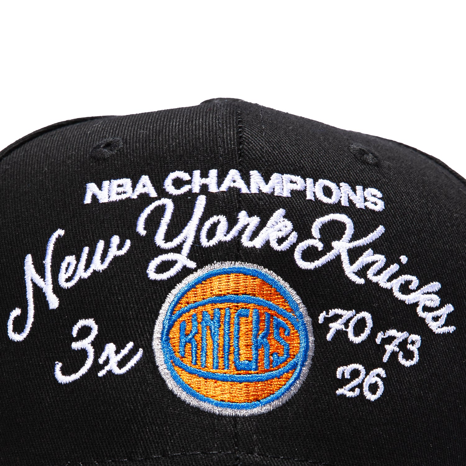 Mitchell & Ness New York Knicks 3x NBA Champions Patch Script