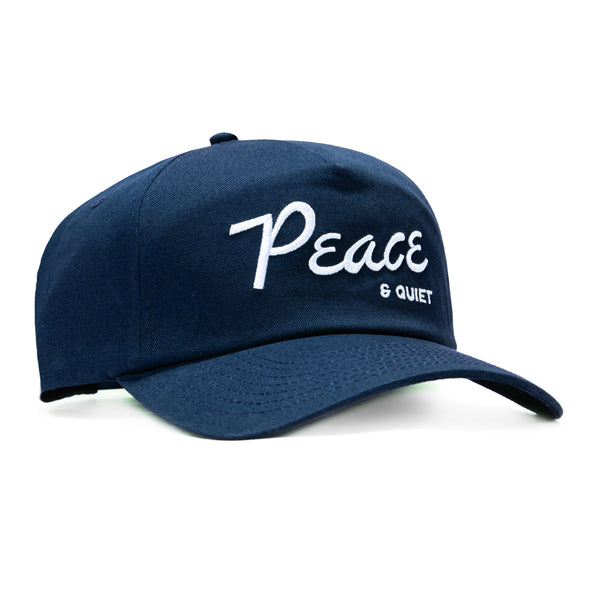 Museum of Peace and Quiet Diner 5P Snapback Hat - Navy – Hat Club