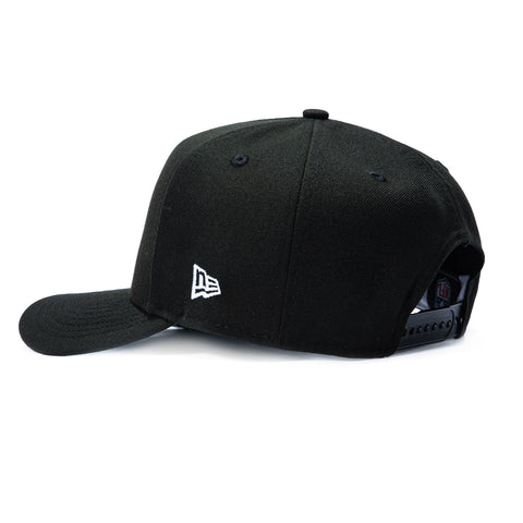 New Era 9Fifty A-Frame Black Dome Green Bay Packers 50th Anniversary Stadium Patch 1968 Snapback Pre-Curved Hat - Black New Era