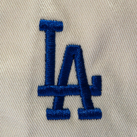 47 Brand Los Angeles Dodgers Ice Cream Swirl Cleanup Strapback Adjustable Hat - Stone, Royal 47 Brand