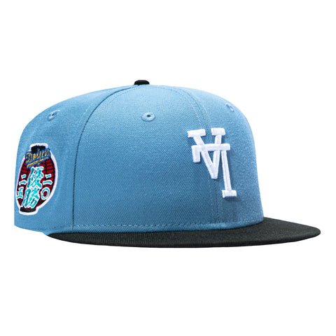 New Era 59Fifty Los Angeles Dodgers Lantern Patch Upside Down Hat - Indigo, Black