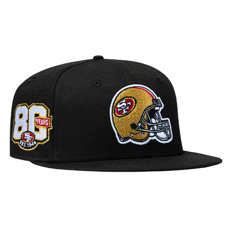 BLK DOME 5950 49ERS 80TH HELMET BLK New Era