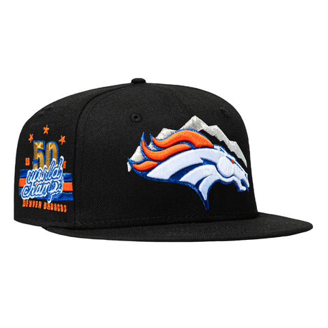 BLK DOME 5950 BRONCOS SB15 CHAMPS BLK New Era