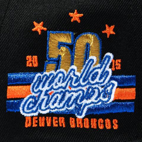 BLK DOME 5950 BRONCOS SB15 CHAMPS BLK New Era