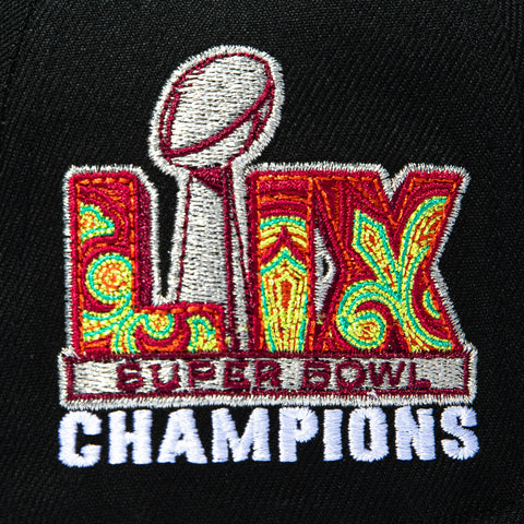 BLK DOME 5950 EAGLES SB25 CHAMP BLK New Era