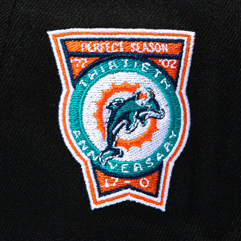 BLK DOME 5950 DOLPHINS 30TH CHAMP BLK New Era