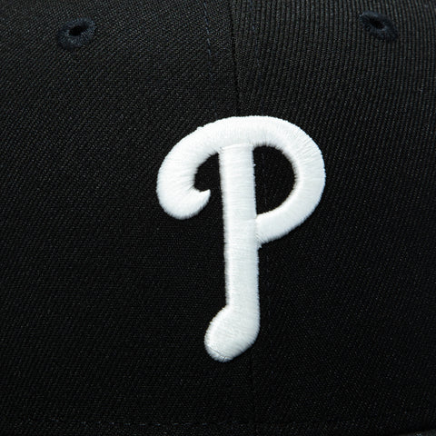 New Era 59Fifty Philadelphia Phillies 1996 All Star Game Patch Orange UV Glow in the Dark Hat - Black New Era