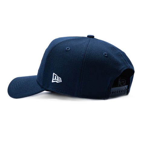 New Era 9Forty A-Frame Los Angeles Angels 50th Anniversary Patch Cherub Snapback Hat - Navy New Era