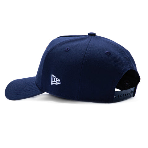 New Era 9Forty A-Frame Los Angeles Dodgers Ohtani Flag Patch Koi Fish Snapback Hat - Light Navy New Era