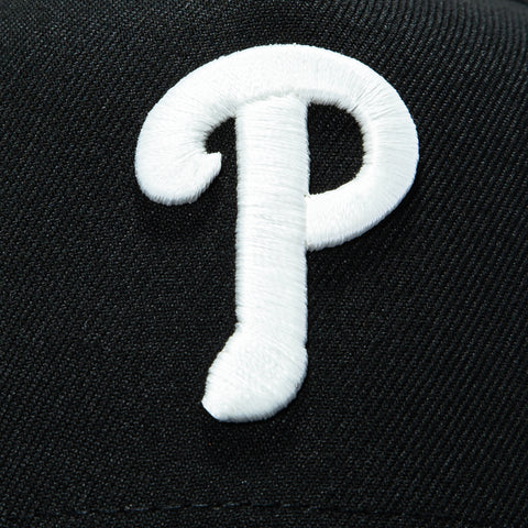 New Era 9Forty A-Frame Philadelphia Phillies 1996 All Star Game Patch Orange UV Glow in the Dark Snapback Hat - Black New Era