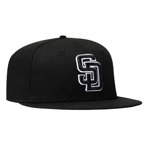 5950 PADRES BLK/BLK/WHT New Era