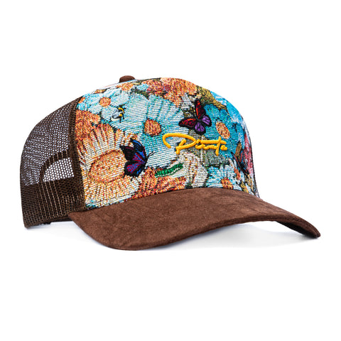 Pirate Worldwide Ideas in Transit Snapback Hat - Brown Pirate Worldwide