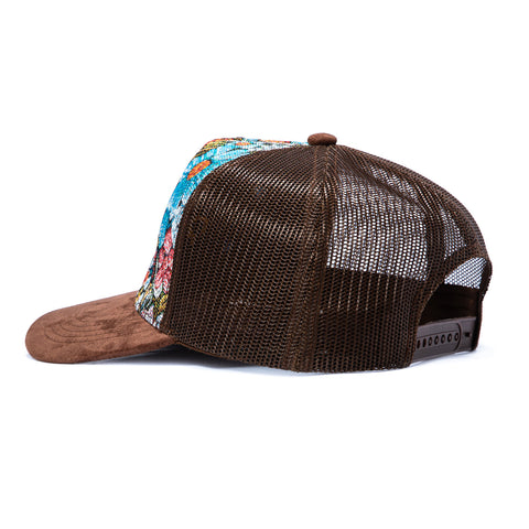 Pirate Worldwide Ideas in Transit Snapback Hat - Brown Pirate Worldwide