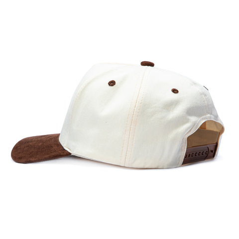 Pirate Worldwide Garden P Snapback Hat - Cream, Brown Pirate Worldwide