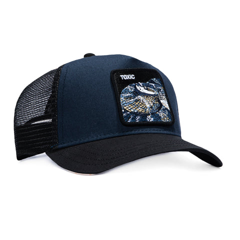 Goorin Bros Toxic Adjustable Snapback Trucker Hat - Navy, Black Goorin Bros