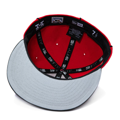 New Era 59Fifty New York Yankees 2023 World Series Patch Hat - Red, Black New Era