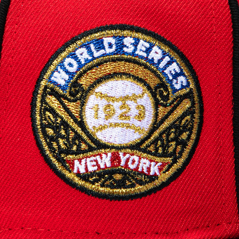 New Era 59Fifty New York Yankees 2023 World Series Patch Hat - Red, Black New Era