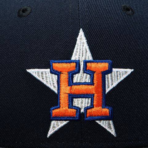 New Era 59Fifty Houston Astros 2022 World Series Champions Patch Hat - Navy, Brown New Era