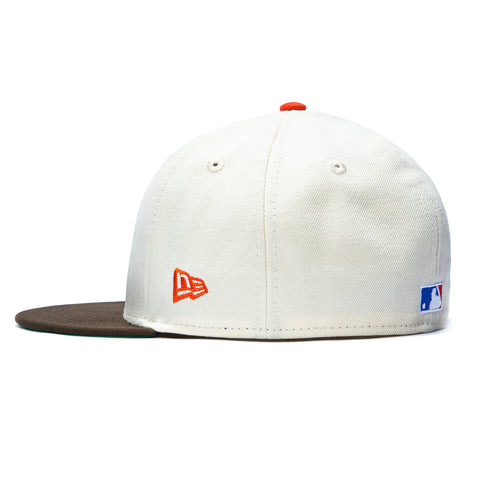 New Era 59Fifty Houston Astros 1986 All Star Game Patch Hat - Cream, Brown, Orange New Era