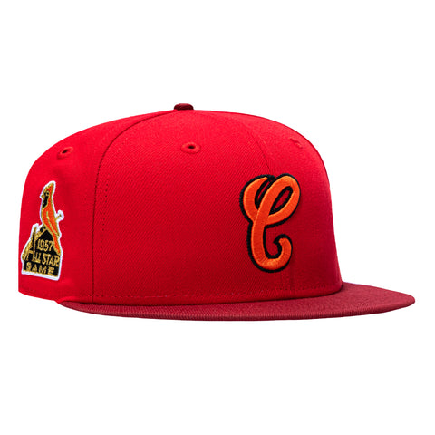 New Era 59Fifty Bird Watchers Chicago White Sox 1952 All Star Game Patch Hat - Red, Cardinal