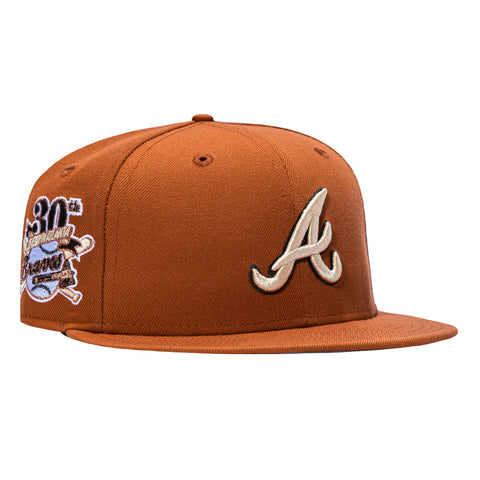 New Era 59Fifty Bird Watchers Atlanta Braves 30th Anniversary Patch Hat - Khaki