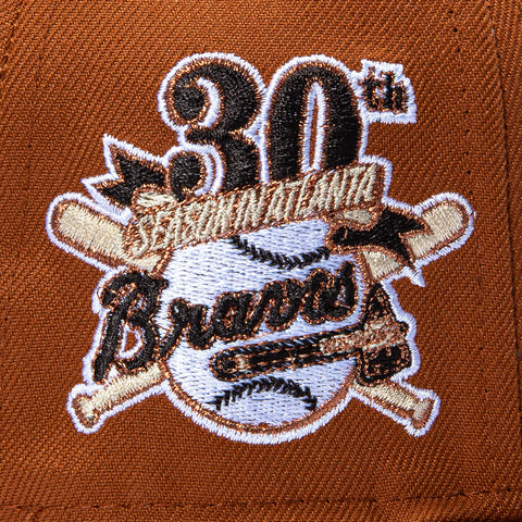 New Era 59Fifty State Birds Atlanta Braves 30th Anniversary Patch Hat - Khaki New Era