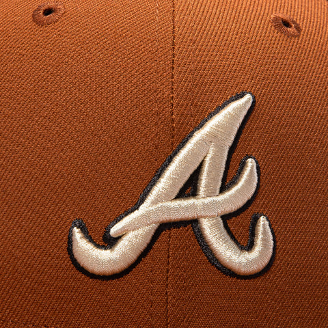 New Era 59Fifty State Birds Atlanta Braves 30th Anniversary Patch Hat - Khaki New Era