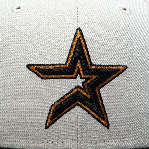 New Era 59Fifty State Birds Houston Astros 45 Years Patch 2000 Hat - Stone, Black New Era