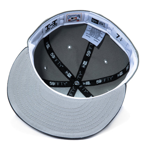 New Era 59Fifty Bird Watchers Los Angeles Dodgers 1988 World Series Patch D Hat - Grey, Graphite New Era