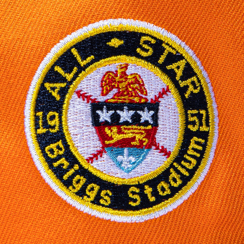 New Era 59Fifty State Birds Detroit Tigers 1951 All Star Game Patch Hat - Orange, Graphite New Era