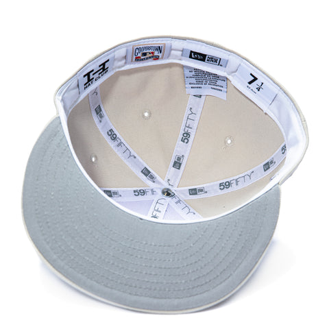 New Era 59Fifty State Birds Tampa Bay Rays 20th Anniversary Patch Hat - Stone, Black New Era
