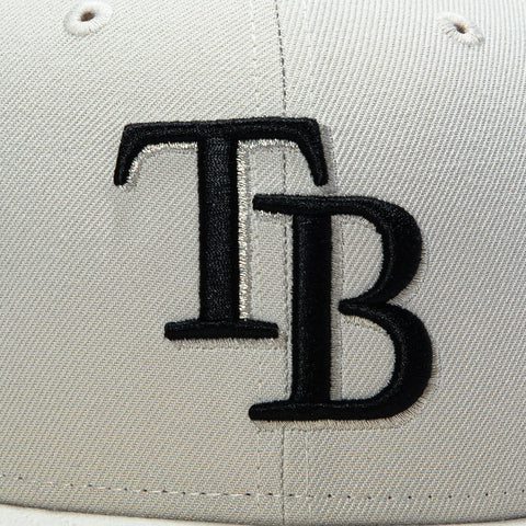 New Era 59Fifty State Birds Tampa Bay Rays 20th Anniversary Patch Hat - Stone, Black New Era