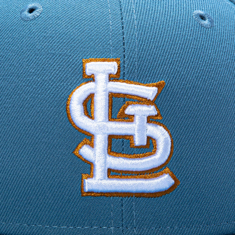 New Era 59Fifty State Birds St Louis Cardinals 2011 World Series Patch Hat - Indigo, Gold New Era