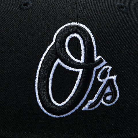 New Era 59Fifty State Birds Baltimore Orioles 50th Anniversary Patch Alternate Hat - Black New Era