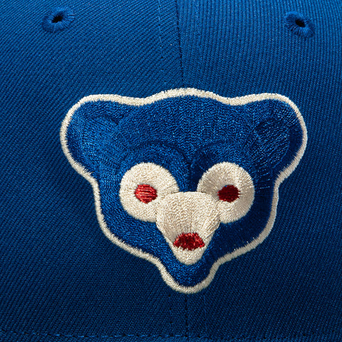 New Era 59Fifty Chicago Cubs Be Alert For Foul Balls Patch Pink UV Hat - Royal, Green New Era
